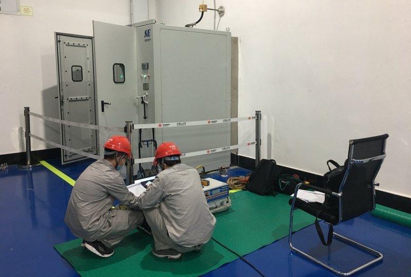 大崗山電站中性點接地裝置現場驗收